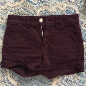 American Eagle Cuffed High waisted shorts